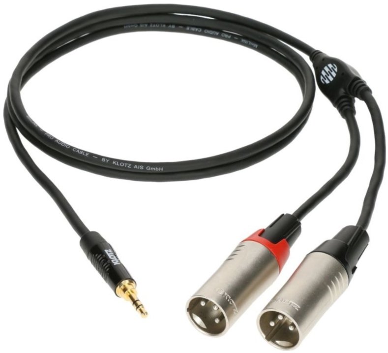 

Разветвитель Klotz XLR - 3.5 мм KY9-180 (1.8 м, черный)
