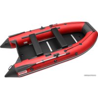 Моторно-килевая лодка Roger Boat Hunter Keel 3000 (малокилевая, красный/черный)