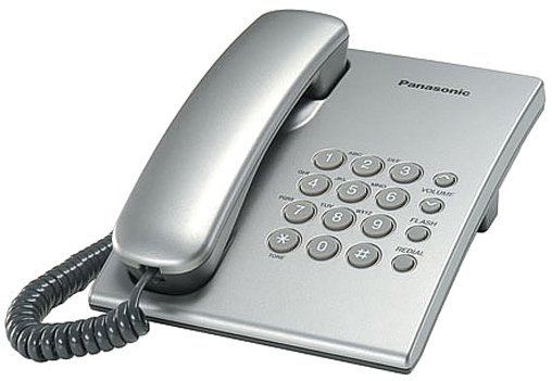 

Проводной телефон Panasonic KX-TS2350RUS (серебристый)