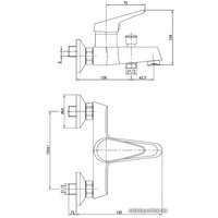 Смеситель Aquanet Round Handle SD90701