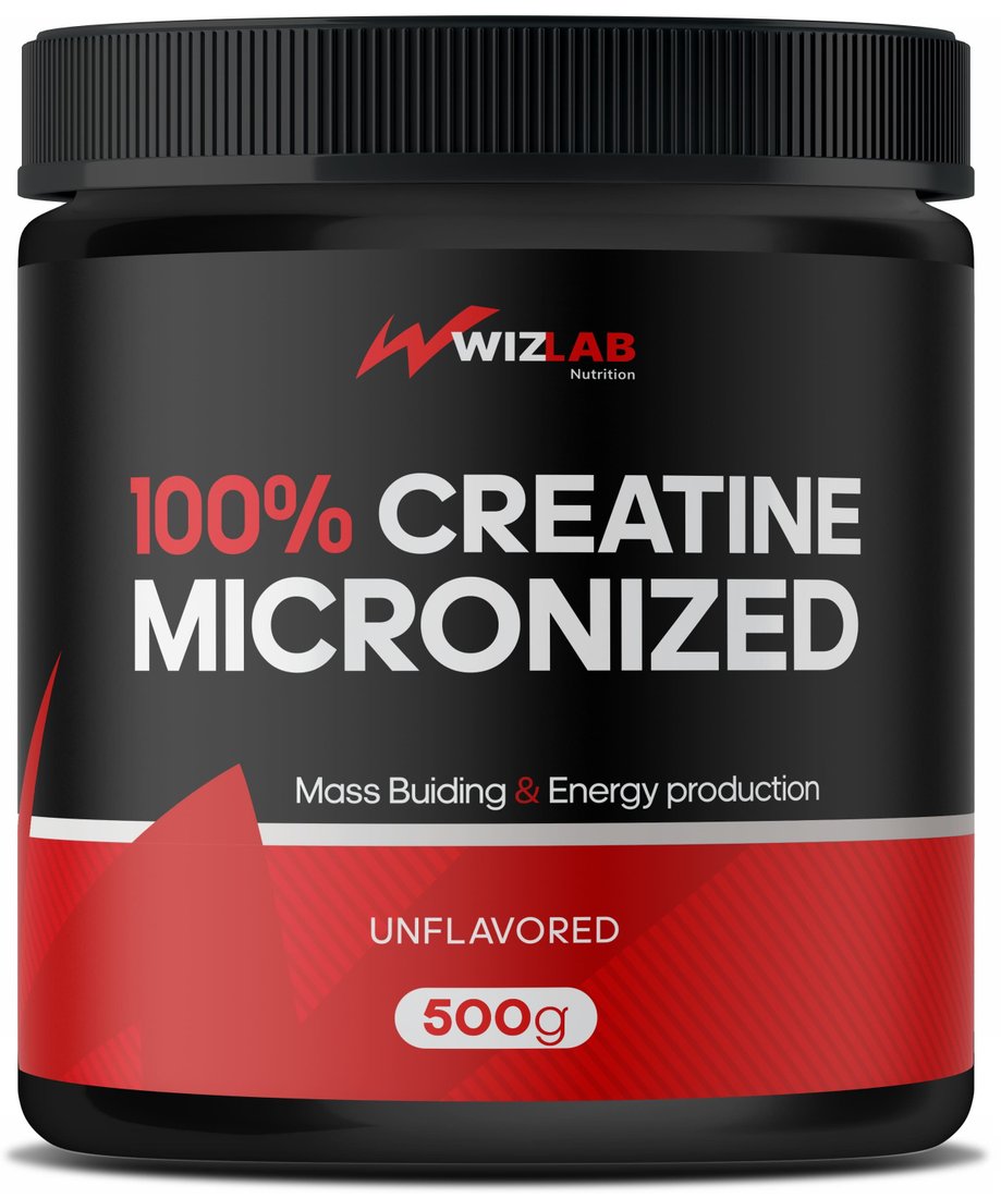 

Моногидрат креатина WizLab Nutrition Creatine Micronized (без вкуса, 500г)
