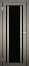 Амати 11 (ч) 70x200 (дуб дымчатый/черное стекло)