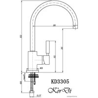 Смеситель KorDi KD 3305-D6