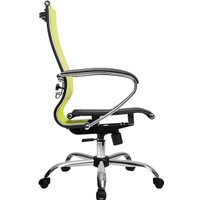 Офисное кресло Metta SK-2-BK Комплект 9, Ch ов/сечен (резиновые ролики, лайм)