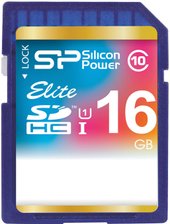 SDHC Elite UHS-1 (Class 10) 16 GB (SP016GBSDHAU1V10)