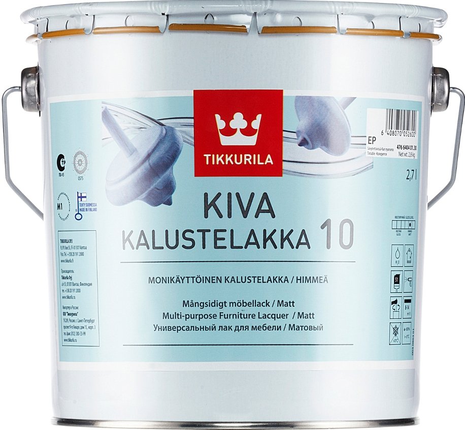 

Лак Tikkurila Kiva 0.9 л (матовый)