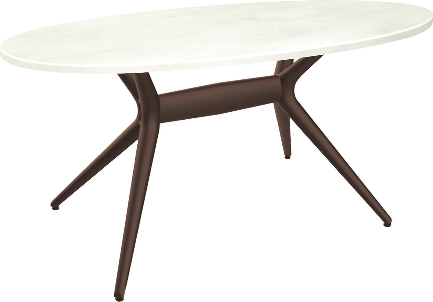 

Кухонный стол Sheffilton SHT-TU30-2/TT 120/80 (коричневый/бетон крем)