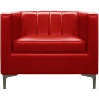 Интерьерное кресло Brioli Бруно (L19/красный)