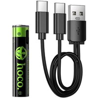 Аккумулятор Hoco JA4 AAA 1200mWh/1.5V + кабель USB Type-C (2 шт)