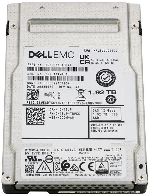 

SSD Dell SDFGR55DAB02T 1.92TB