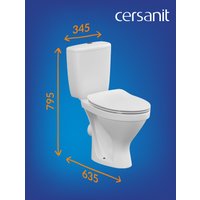 Унитаз напольный Cersanit Melar 031 3/6 DPL EO 64234