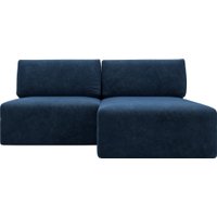 Угловой диван Лига диванов Лига-060 НПБ угол универсальный 129510 (велюр Brut 11 синий)