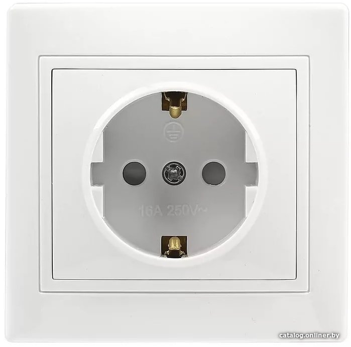 Розетка SmartBuy Венера SBE-01w-16-S1-Z-c