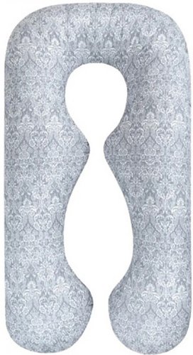 Подушка для беременных Fun Ecotex Дамаск 150x90 18024 (серый)
