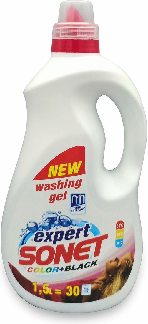

Гель для стирки Sonet Expert Color+Black (1.5 л)