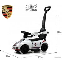 Каталка RiverToys F005FF-P (белый)