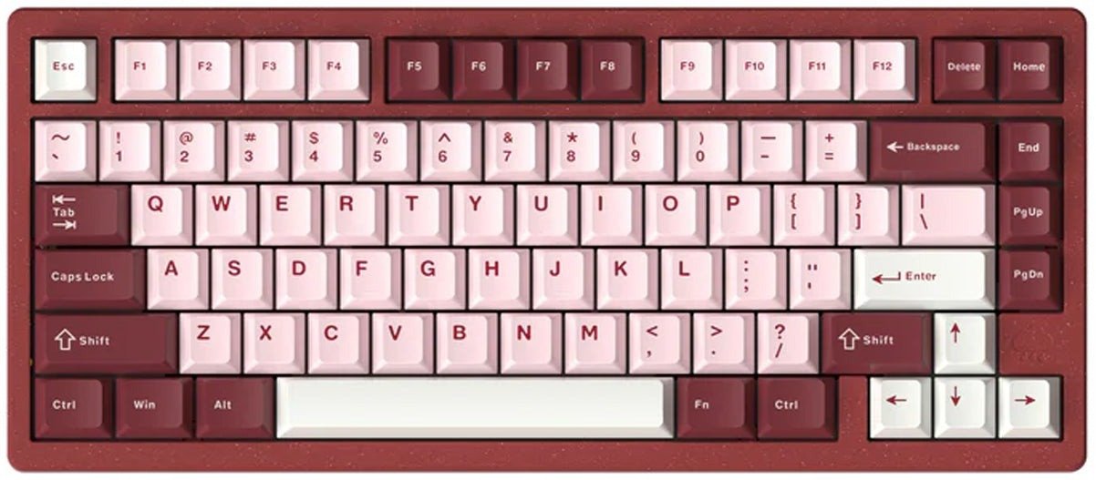 Клавиатура Wobkeys Rainy75 Pro Red (Kailh Cocoa, нет кириллицы)