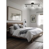 Припотолочная люстра Aitin Pro НПБ 02-3x40-102 1434/3 (черный/хром)