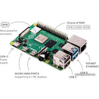 Одноплатный компьютер Raspberry Pi 4 Model B 4GB