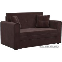 Диван Мебель-АРС Санта (велюр шоколадный НВ-178 16)