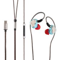 Наушники 7Hz Salnotes Zero USB-Type C (с микрофоном, голубой)