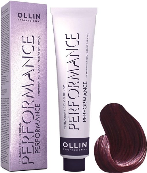 

Крем-краска для волос Ollin Professional Performance 6/22 темно-русый фиолетовый