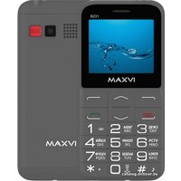 Кнопочный телефон Maxvi B231 (серый)