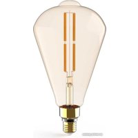 Светодиодная лампочка Gauss Filament ST164 E27 6W 890lm 2700K golden straight 157802118