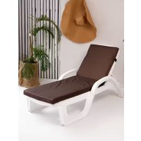 Матрас для шезлонга Эльфпласт 180х55х6 см (коричневый)