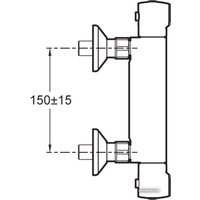 Смеситель Jacob Delafon July E8455-CP
