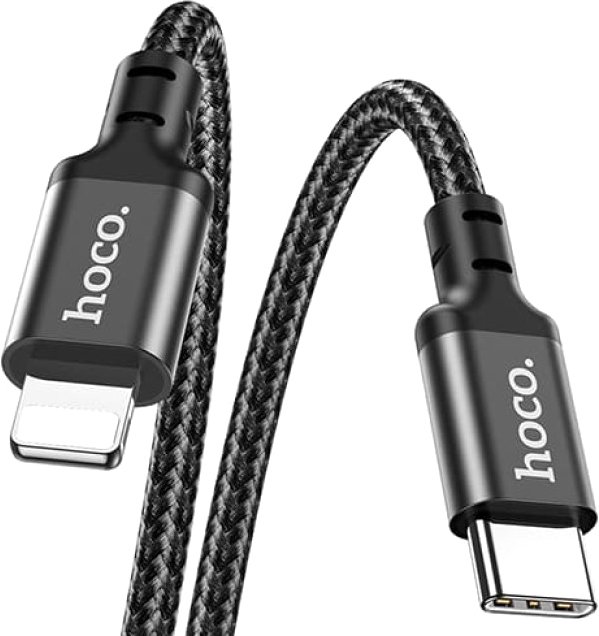 

Кабель Hoco X14 USB Type-C - Lightning (1 м, черный)