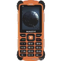 Кнопочный телефон Maxvi R1 (оранжевый)