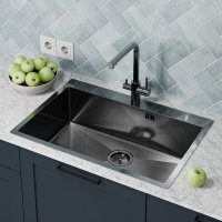 Кухонная мойка Floracio Steel F.7551.GMD