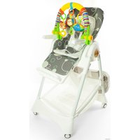 Высокий стульчик ForKiddy Podium Toys 0+ 2021 (серый/круги)
