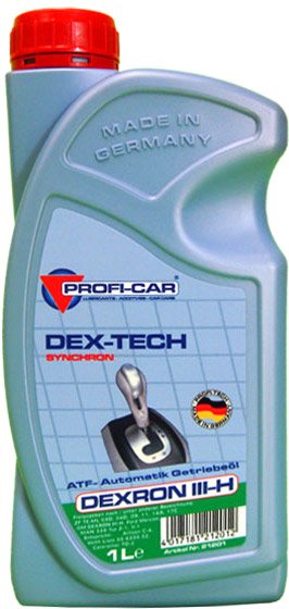 

Трансмиссионное масло Profi-Car Dex-Tech ATF Dexron III-H 1л