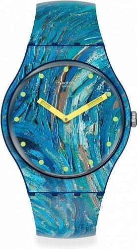 Наручные часы Swatch The Starry Night By Vincent Van Gogh SUOZ335