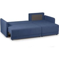 Угловой диван Mio Tesoro Скай 343 угловой (синий 662)