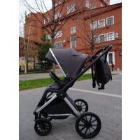 Универсальная коляска Rant MOWbaby Tilda MB064 (2 в 1, графит)