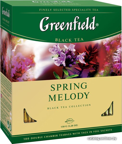 Черный чай Greenfield Spring Melody 100 шт