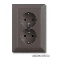 Розетка ABB Basic 55 2014-0-1477 (шато-черный) в Могилеве