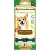 Лакомство для собак Зубочистики Мятные для собак средних пород 4 шт/70 г