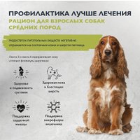 Сухой корм для собак Brit Care Dog Adult Medium Healthy Skin&Shiny Coat 3 кг