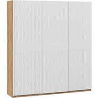 Шкаф-купе Трия Оскар Хилтон Т2 2100 271113 (ручка белая/дуб крафт золотой/белый матовый)