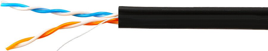 Кабель Skynet Cable Light CSL-UTP-2-CU-OUT (305 м, черный)
