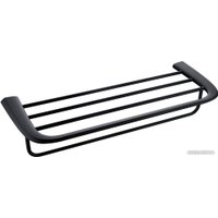 Полка для полотенца Abber Nord AA1554B (черный матовый)