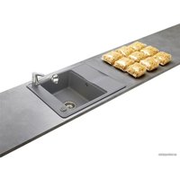 Кухонная мойка Aquasanita Bella SQB102AW (black metallic 601)