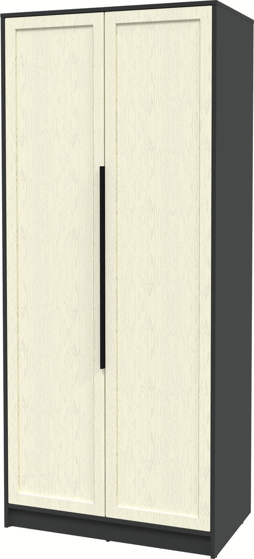 

Шкаф распашной Интерлиния Концепт Тренд КТ-Ш2 (антрацит/дуб снежный)