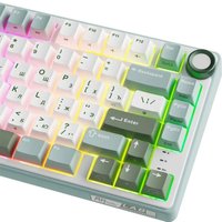 Клавиатура Royal Kludge R75 RGB Sky Cyan (RK Silver)