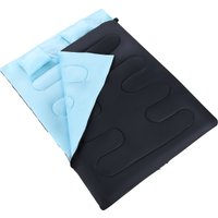 Спальный мешок Sundays ZC-SB017 с двумя подушками (черный/синий)