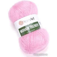 Пряжа для вязания Yarnart Mohair Trendy 127 100 г 220 м (розовый)